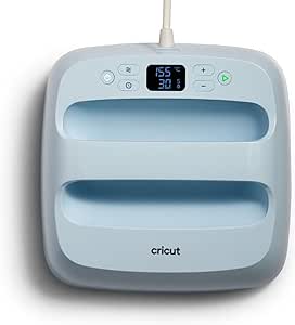 Cricut EasyPress 3  22,5 cm x 22,5 cm (9 inç x 9 inç)  205 °C'ye kadar hassas sıcaklık ayarı  Bluetooth® teknolojisi ısıtma presi, ütülenebilir (HTV), infüzyon mürekkep ve süblimasyon malzemeleri : Ofis ve Kırtasiye
