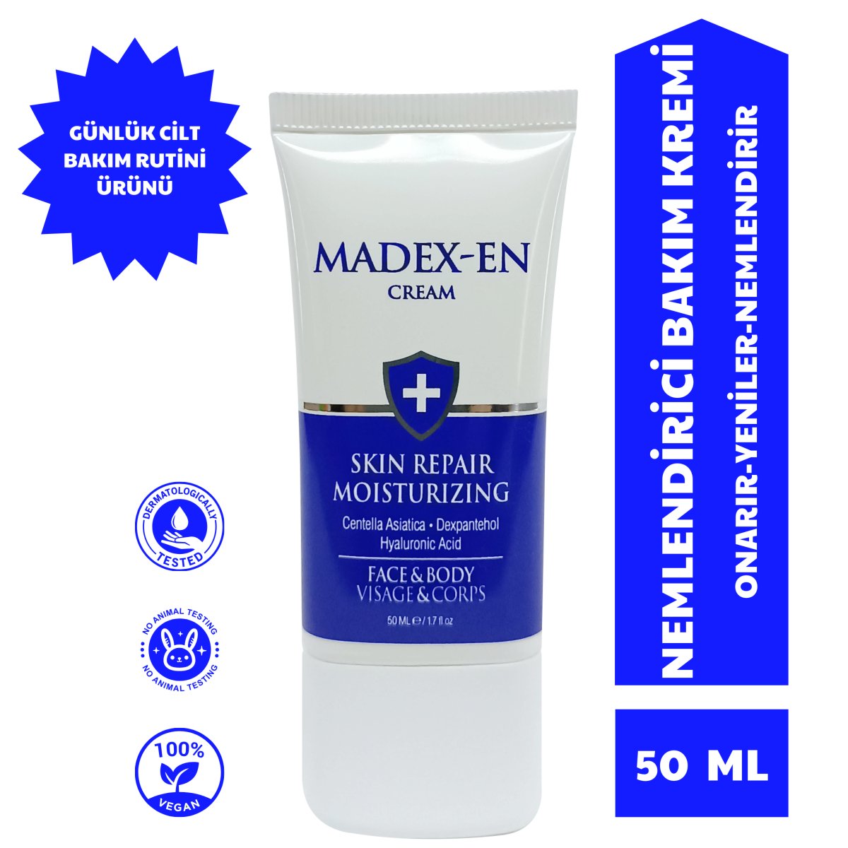 Madex-En Nemlendici Krem 50 ML