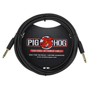 Pig Hog PCH10BK Black Wowen Enstrüman Kablosu (3 Metre)