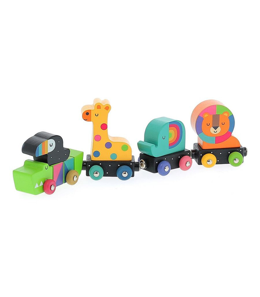 Vilac Ahşap Hayvanlar Treni - Keyif Bebesi  Kids  Toys