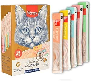 Wanpy Karışık Sıvı Kedi Ödülü RA-Mİ x (25 x 14 gr) : Evcil Hayvan Ürünleri