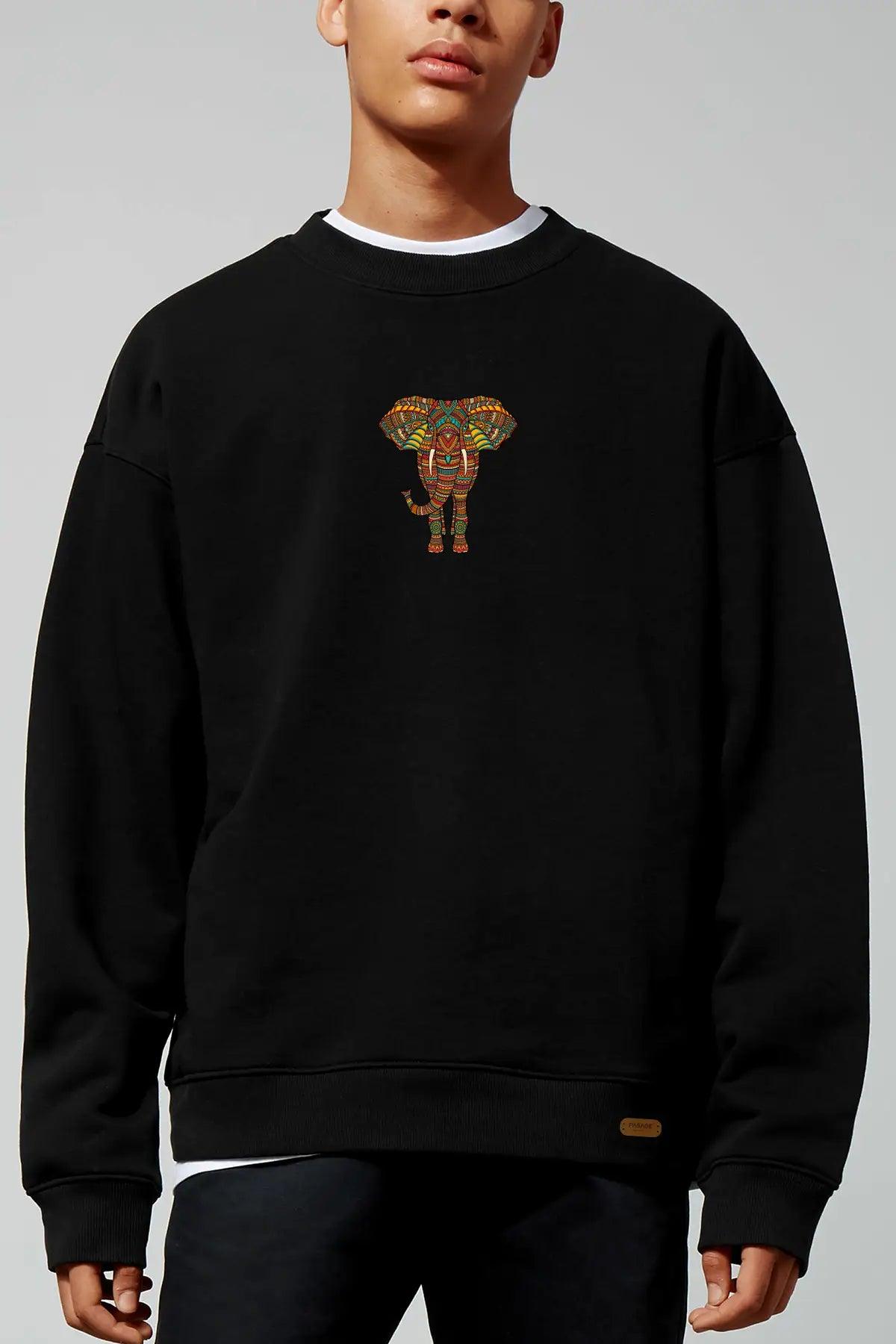 Elephant Oversize Erkek Sweatshirt