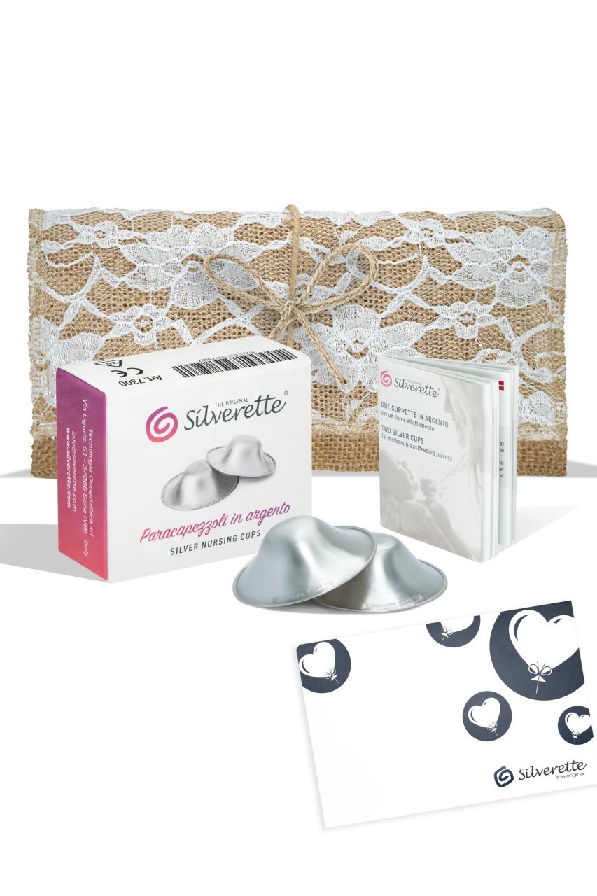 Silverette® Standart Hediyelik Paket Gümüş Göğüs Ucu Koruyucu Kapakları