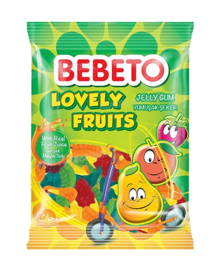 Bebeto Lovely Fruits Şekerleme 80 gr