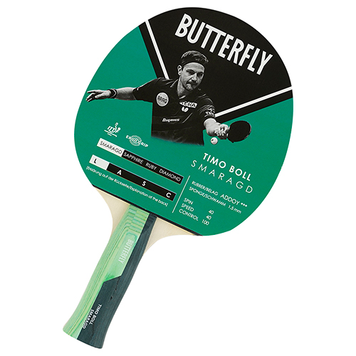 Butterfly 85018 Boll Smaragd ITTF Onaylı Masa Tenisi Raketi