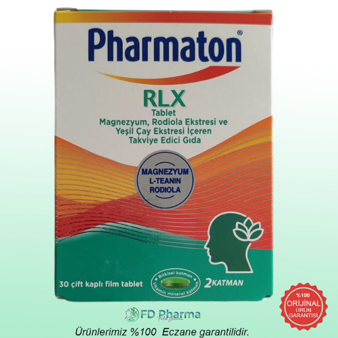 Pharmaton RLX Takviye Edici Gıda 30 Çift Kaplı Film Tablet